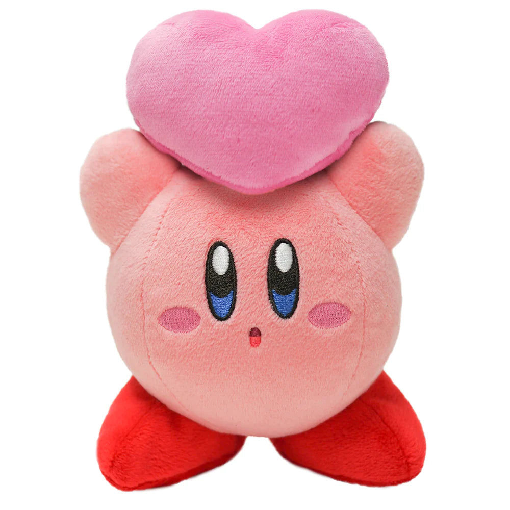 Kirby's Adventure: Kirby of the Stars - Kirby with Friend's Heart Plush, 6.5"