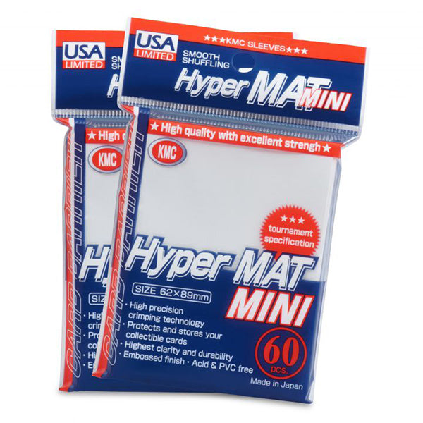 Sleeves: KMC Mini - Hyper Matte White