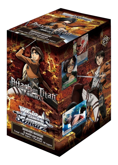 attack on titan booster box Weiss Schwarz Booster Box: Attack on Titan
