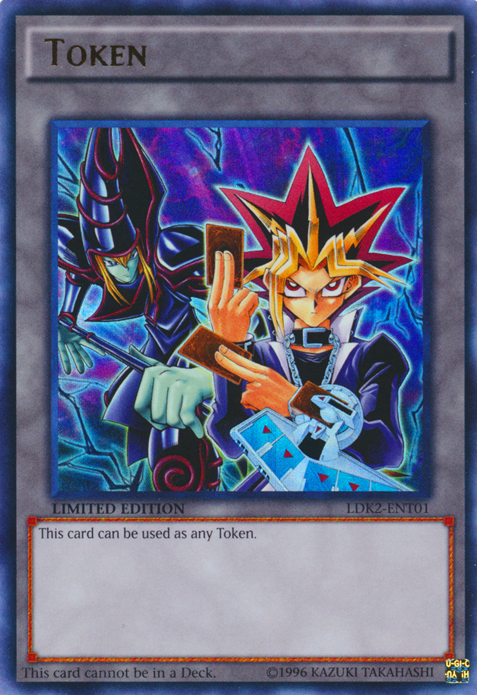 token card yugioh (Kaiba and Blue-Eyes White Dragon) with powerful new effects designed to compete in todays tournaments Token Booth at the 2025