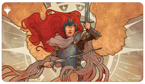 Karlov Manor Playmats - Aurelia, the Law Above