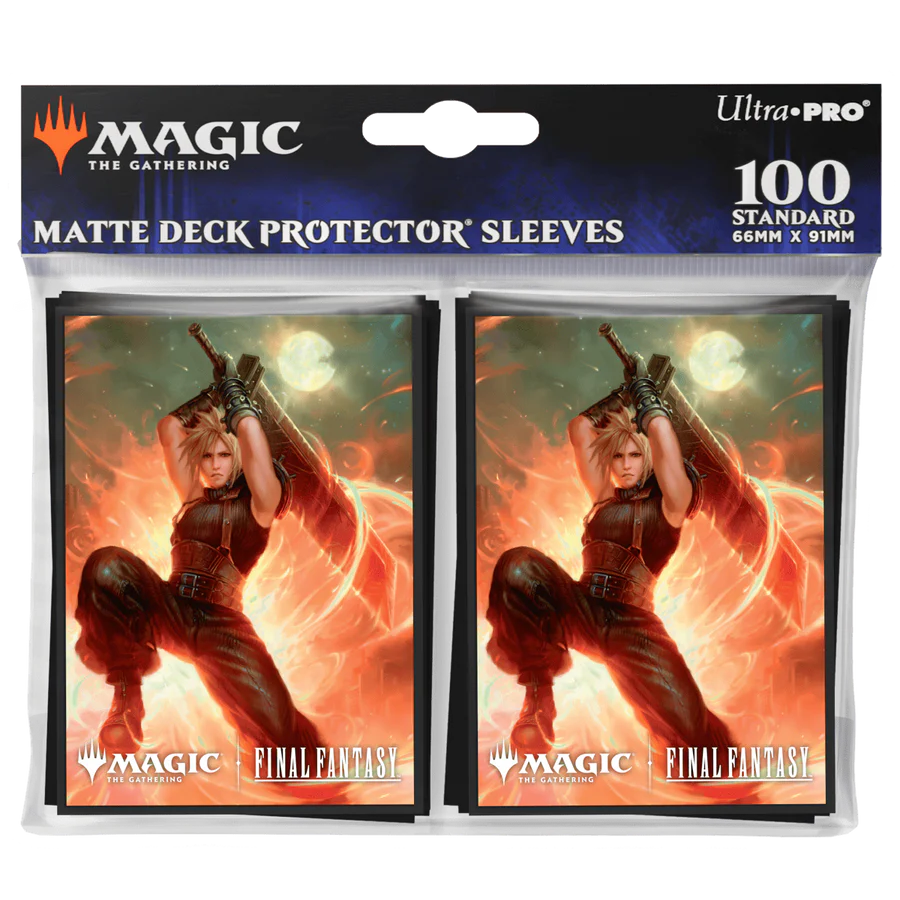 Ultra Pro Final Fantasy Deck Protector Sleeves (100ct) Cloud Ex-SOLDIER Ultra Pro Final Fantasy Deck Protector Sleeves (100ct) Cloud Ex-SOLDIER