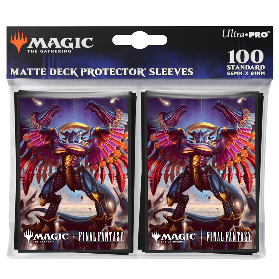 bahamut card sleeves Ultra Pro Standard Final Fantasy Art Sleeves: Summon: Bahamut (100)