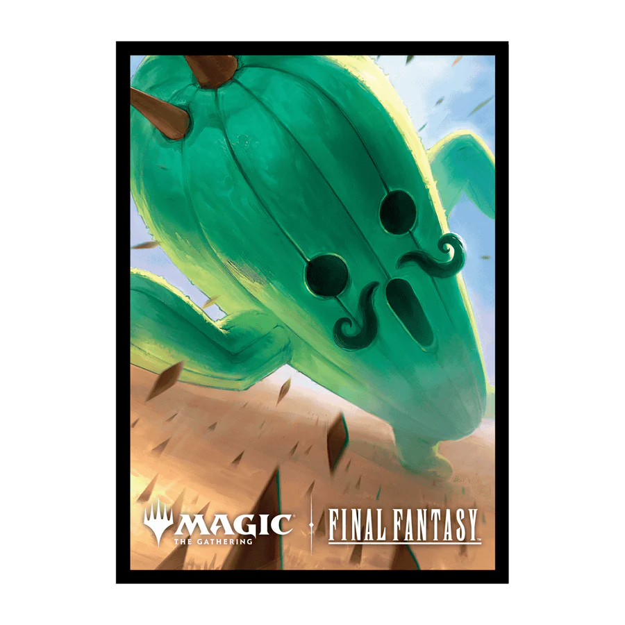 Ultra Pro Standard Final Fantasy Art Sleeves: Jumbo Cactuar (100)