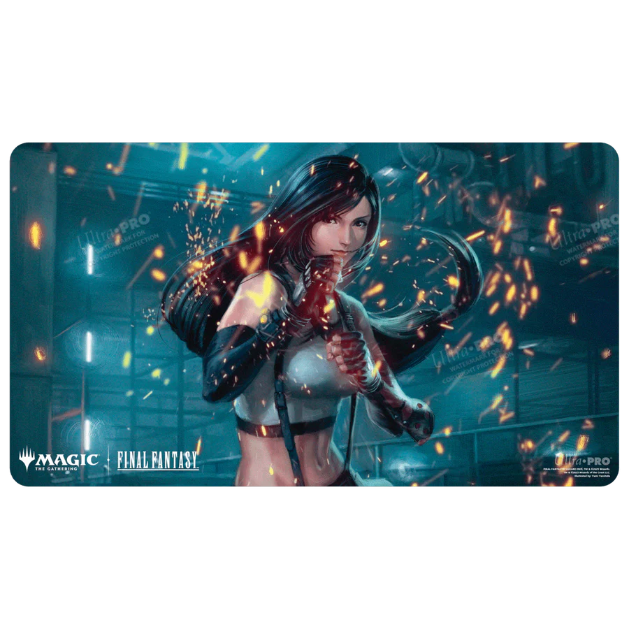 final fantasy board wipe mtg Playmat: Tifa, Martial Artist rise The entire FINAL FANTASY Disney Lorcana: Reign of Style:Magnetic Case