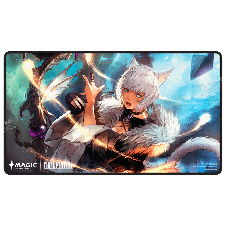 Final Fantasy Playmat - Y'shtola Rhul (Stitched)  Board Wipe