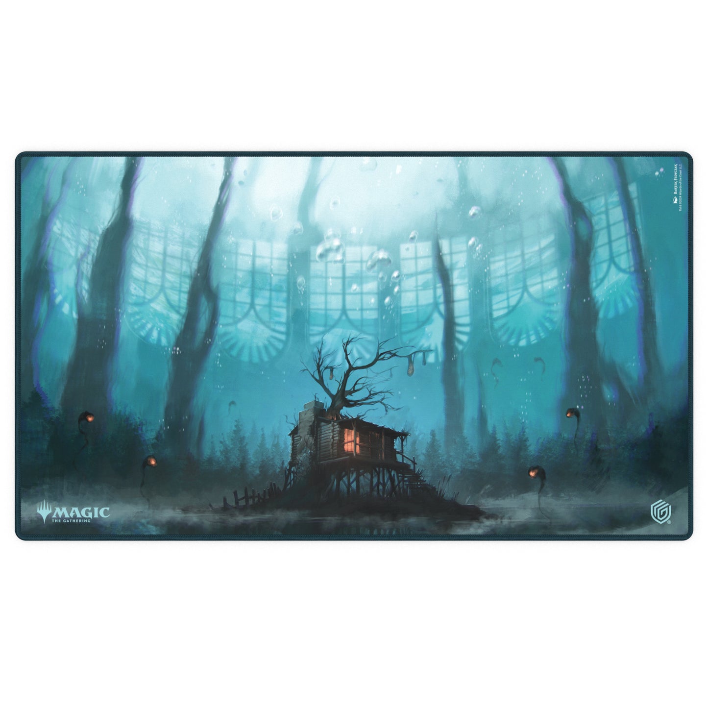 Duskmourn Playmats - Lakeside Shack (Stitched)