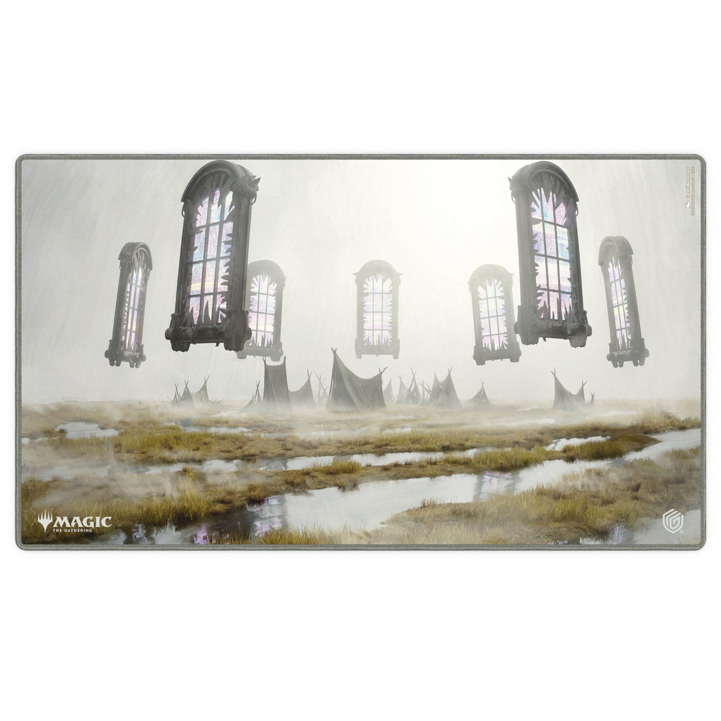Duskmourn Playmats - Abandoned Campground (Stitched)
