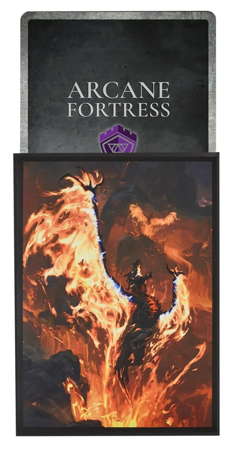 Arcane Fortress Standard Card Sleeves: Volcanic Rebirth