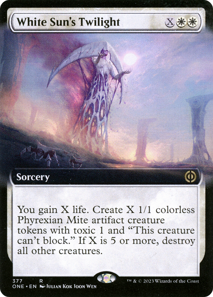 White Sun's Twilight (Extended Art) [Phyrexia: All Will Be One] – Board Wipe