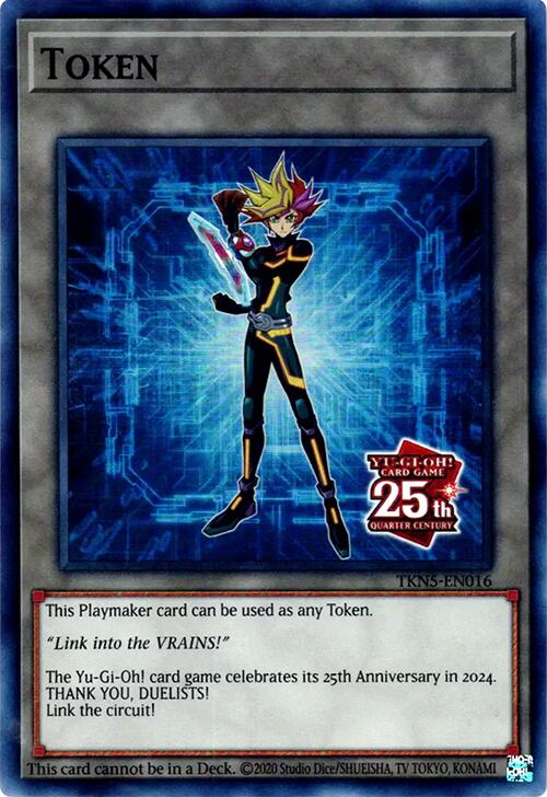 Token: Playmaker [TKN5-EN016] Super Rare  Board Wipe