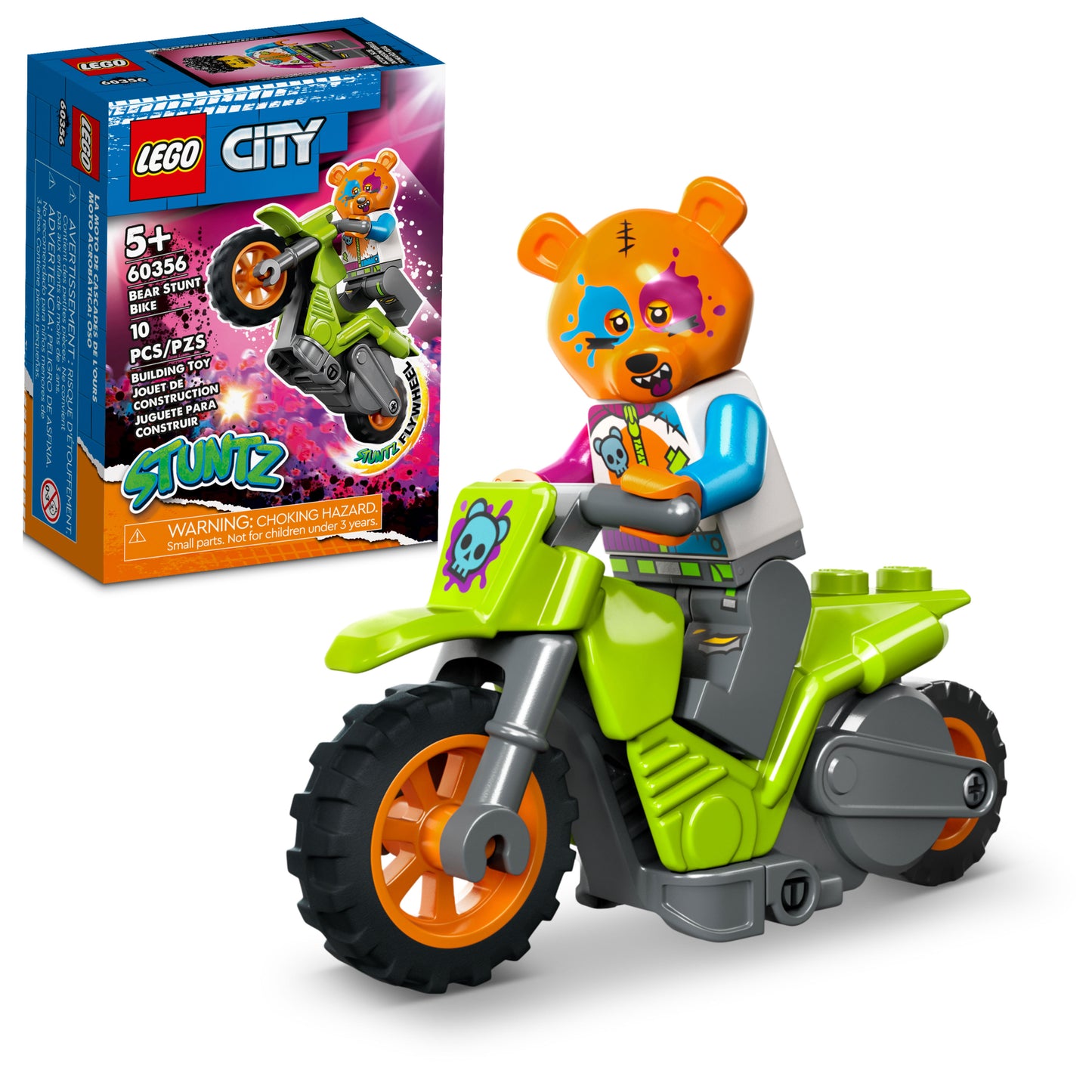 LEGO Bear Stunt Bike
