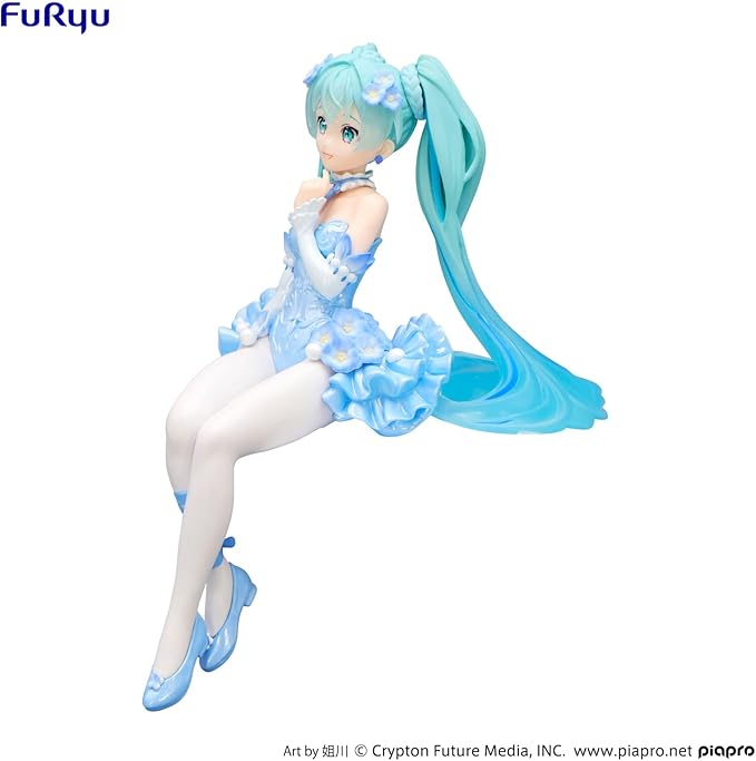 FuRyu: Hatsune Miku (Flower Fairy - Nemophila - Pale Blue Version) Noodle Stopper Figure