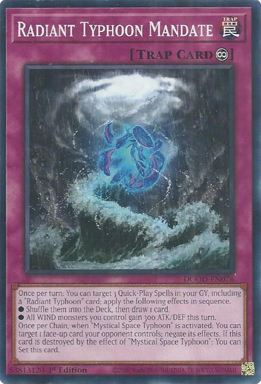 Radiant Typhoon Mandate [DOOD-EN076] Common – Board Wipe