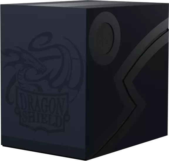 Dragon Shield Double Deck Shell: Black/Blue