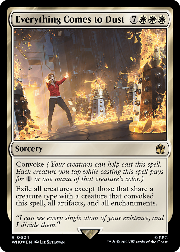 Everything Comes to Dust (Surge Foil) [Doctor Who] – Board Wipe