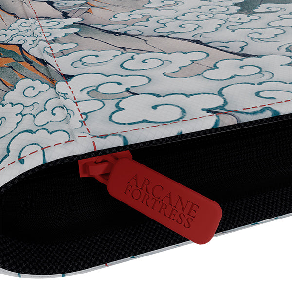 Arcane Fortress 9-Pocket Sideloading Binder: Ukiyo-e Collection - Crimson Ridge