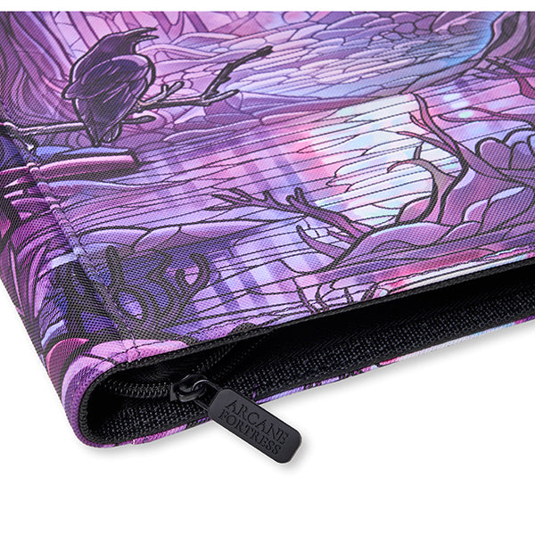 Arcane Fortress 9-Pocket Sideloading Binder: Stained Glass - Decaying Swamp