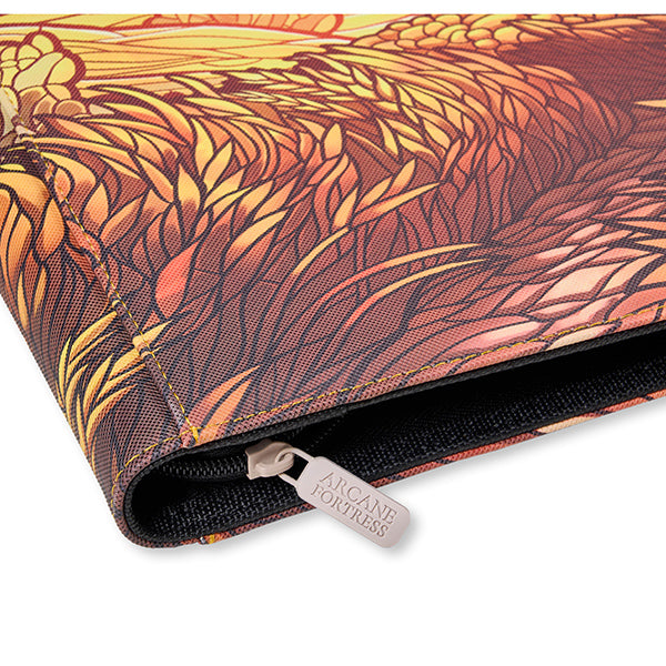 Arcane Fortress 9-Pocket Sideloading Binder: Stained Glass - Golden Plains