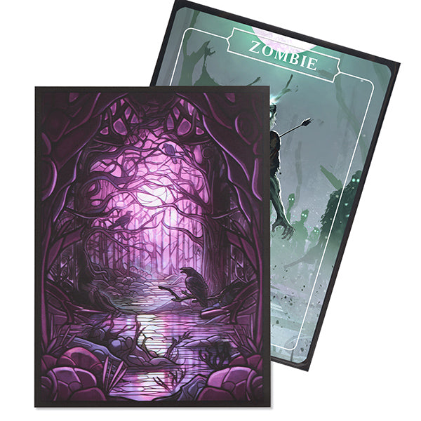 Arcane Fortress Standard Card Sleeves: Stained Glass - Decaying Swamp