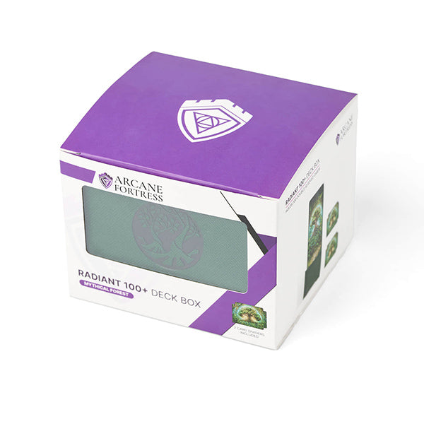 Arcane Fortress Deck Vault Radiant 100+ Standard: Stained Glass - Mythical Forest