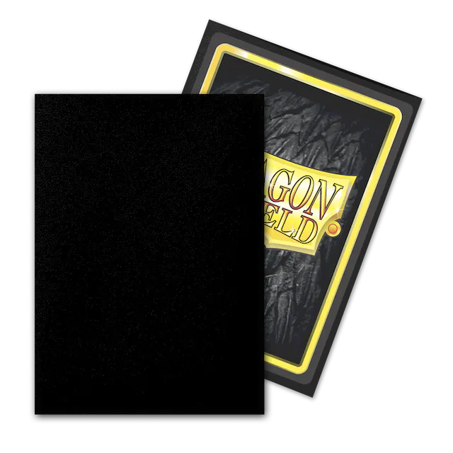 Dragon Shield Standard Size Outer Sleeves: Matte Black (100)