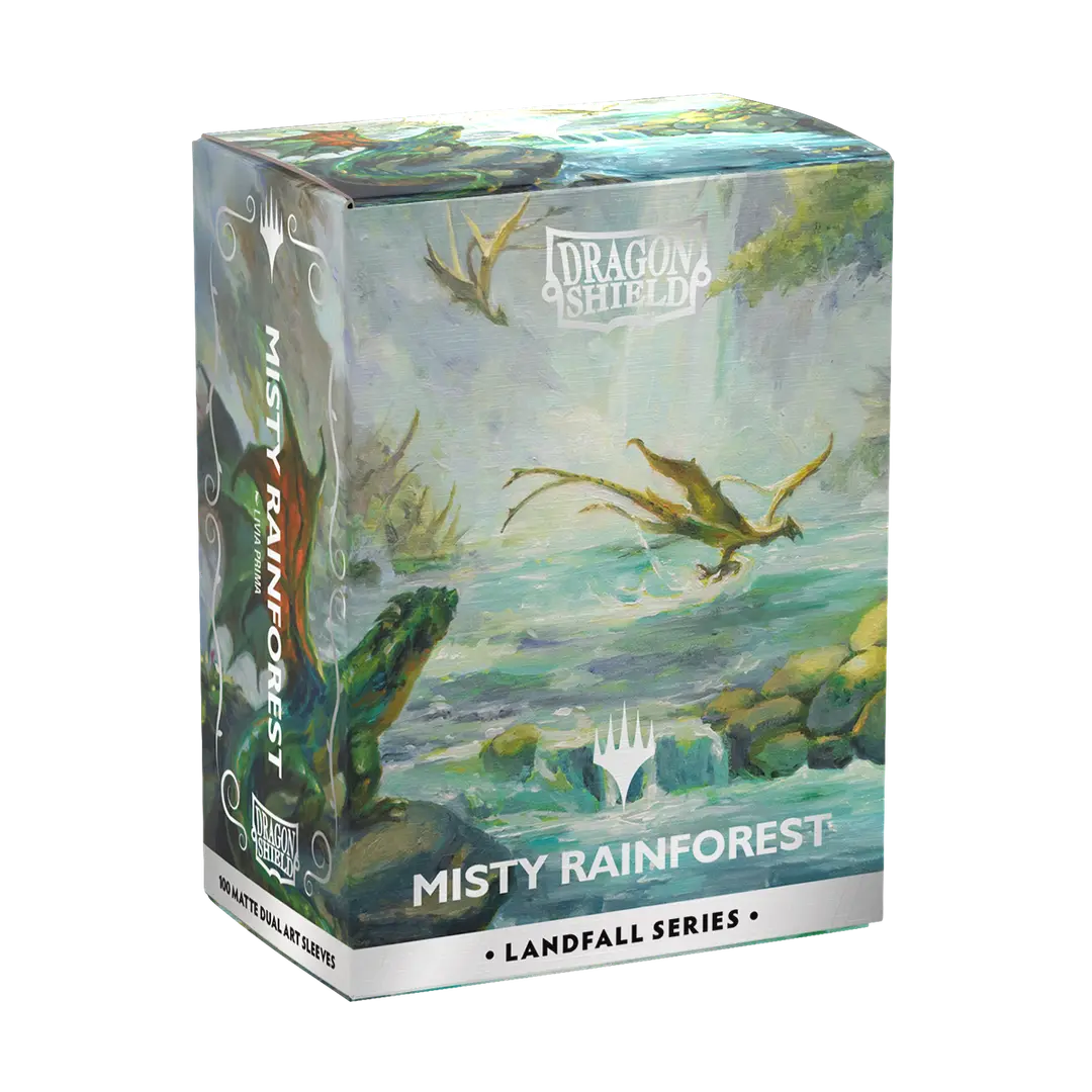 Dragon Shield Standard Art Sleeves - Misty Rainforest (Landfall Series)