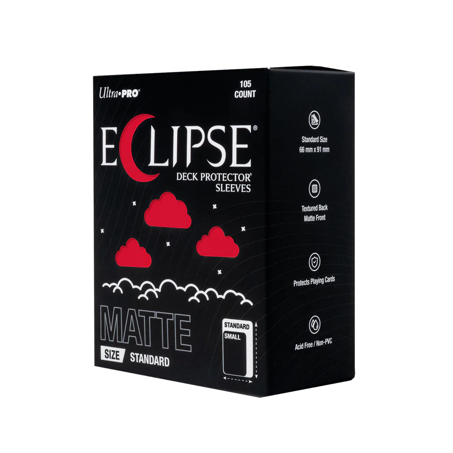 Enhanced Eclipse Standard Matte Sleeves: Apple Red (105)