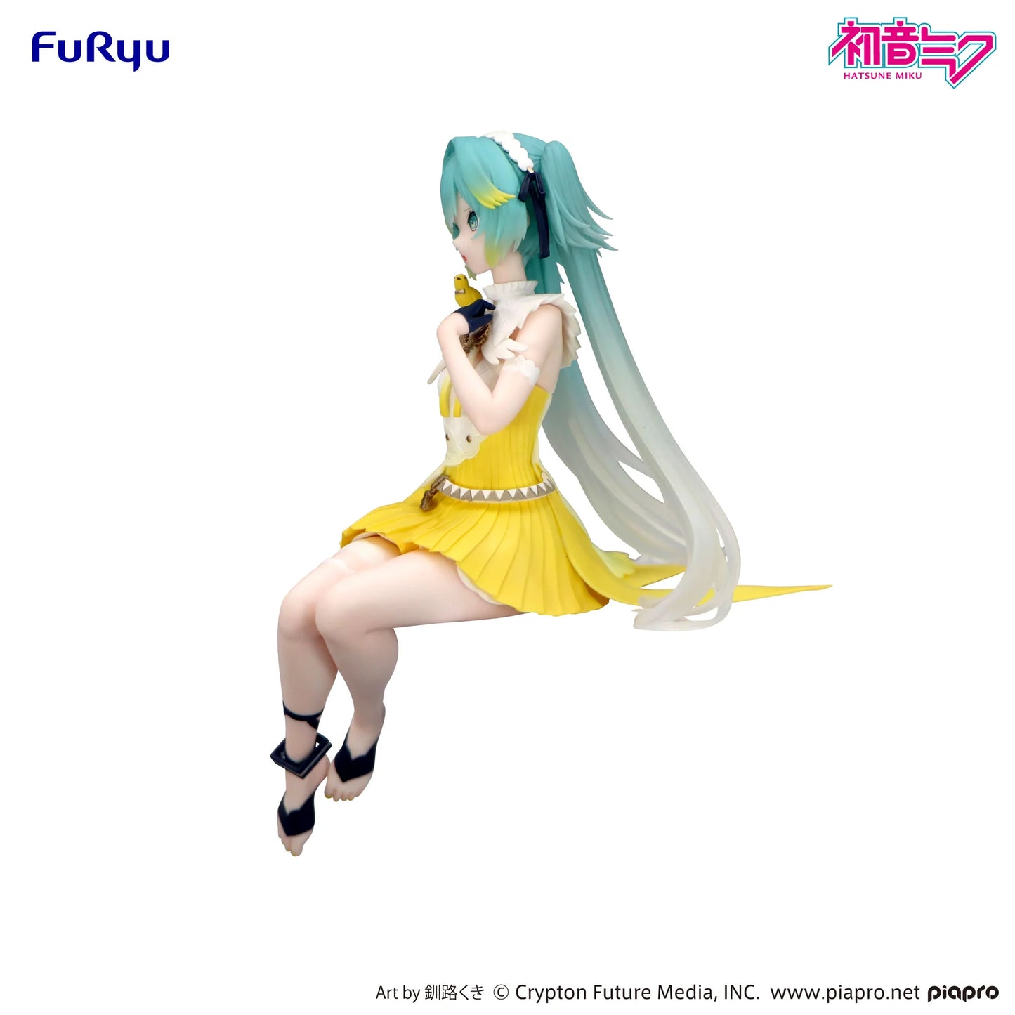 FuRyu: Hatsune Miku (Canary Bird) Noodle Stopper Figure