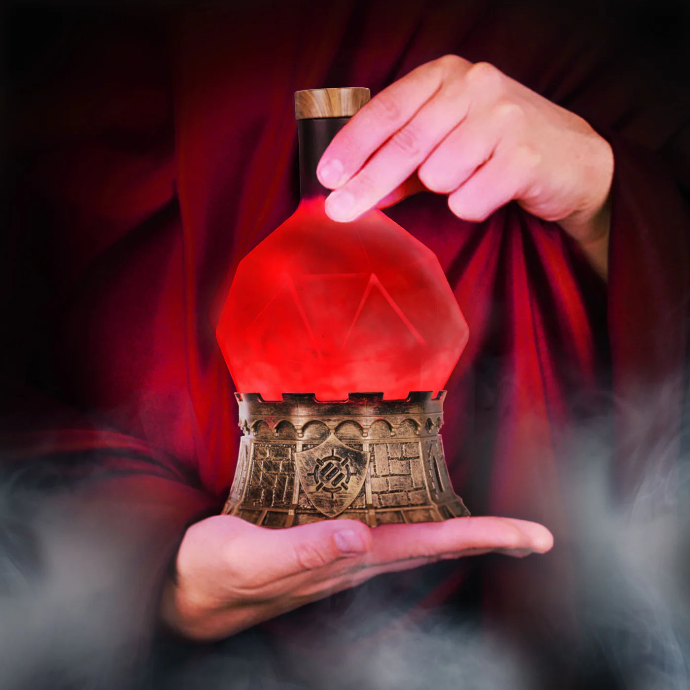 ENHANCE Gaming Sorcerer's Potion Light with Swirling Mystical Brew (Red)