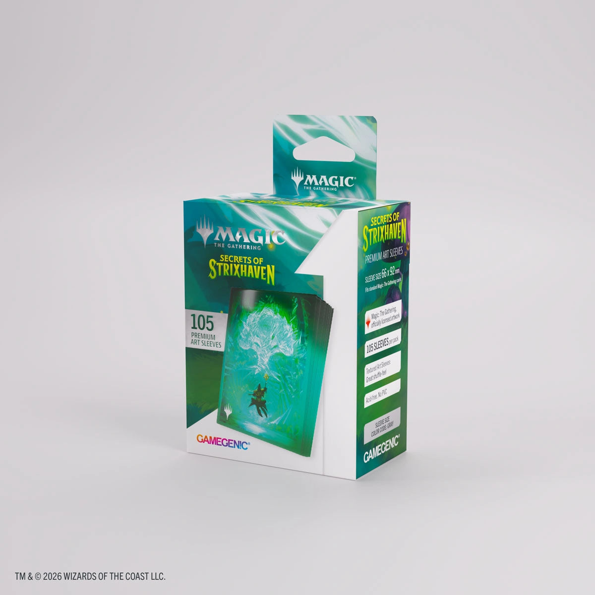 Gamegenic Standard Secrets of Strixhaven Art Sleeves: Forest (105ct.)
