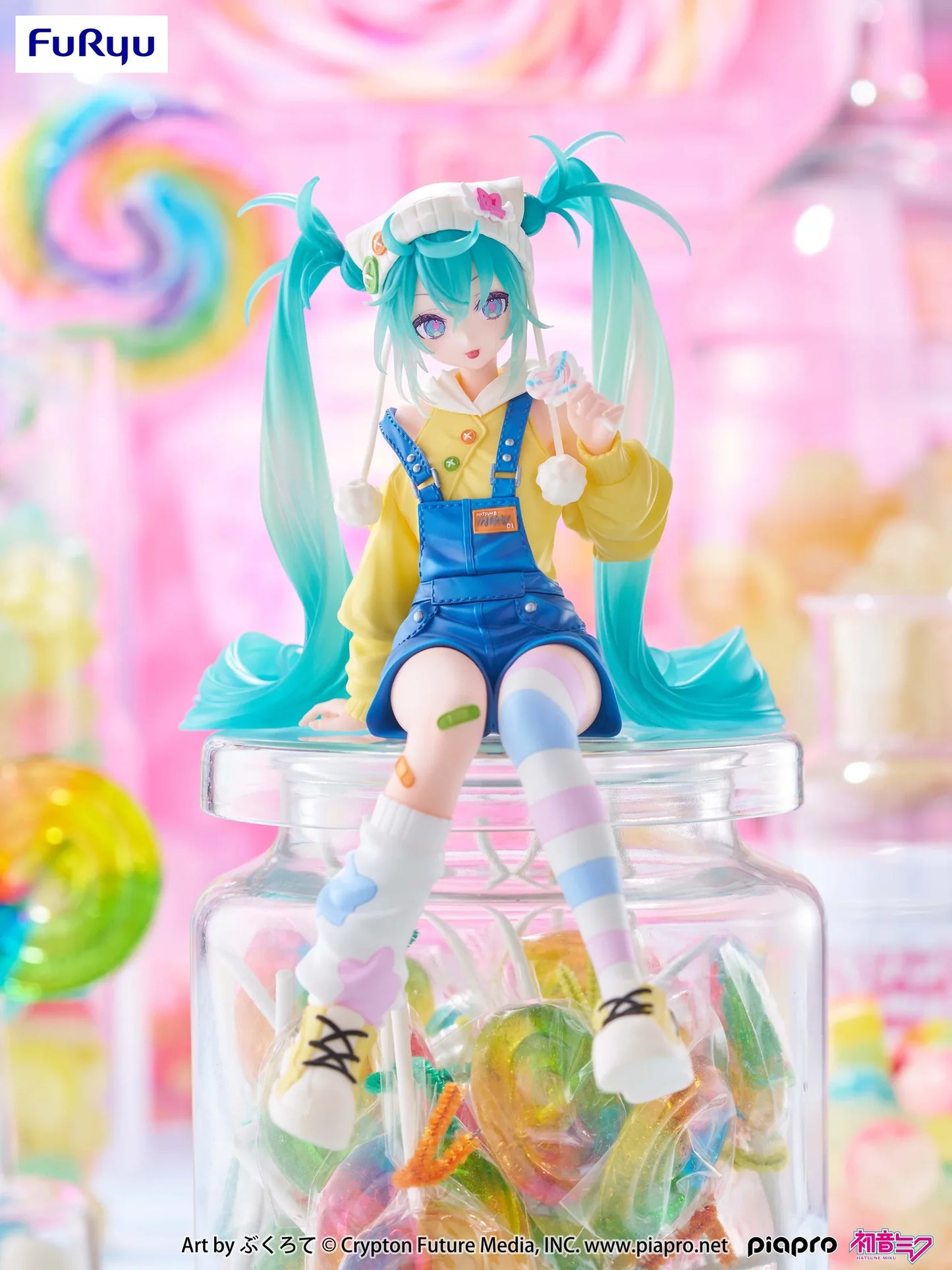 FuRyu: Hatsune Miku (Lollipop) Noodle Stopper Figure