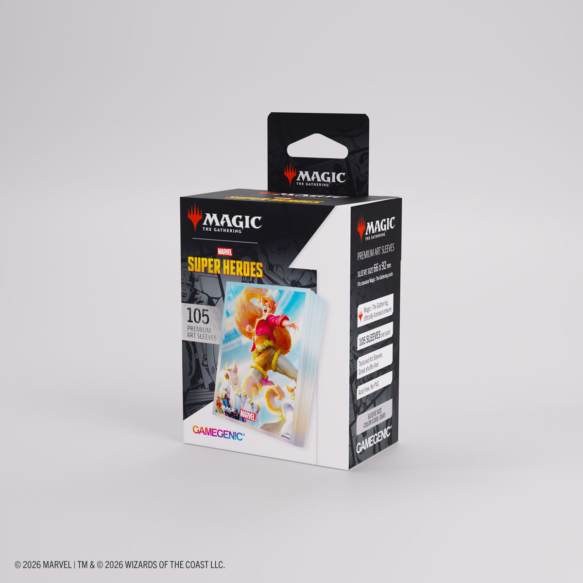 Gamegenic Standard Marvel Super Heroes Art Sleeves: Go Nuts! (105ct.)