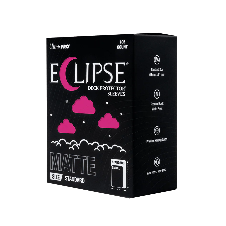 Enhanced Eclipse Standard Matte Sleeves: Hot Pink (105)