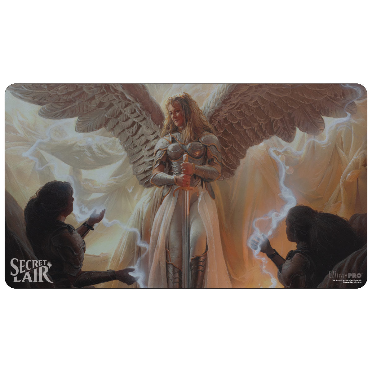 Secret Lair Artist Series: John Avon Playmats - Serra Angel