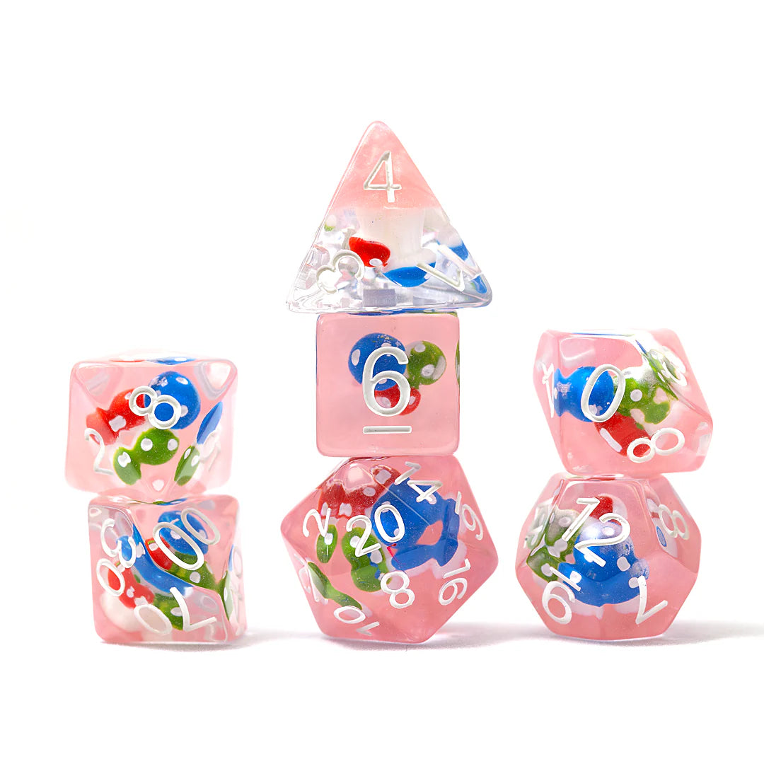 Sirius Polyhedral Dice Set: Magic Mushroom