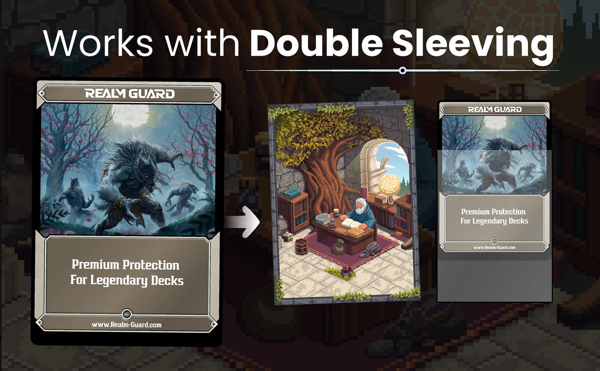 Realm Guard Card Sleeves (Pixel Series) - Mystwood Study