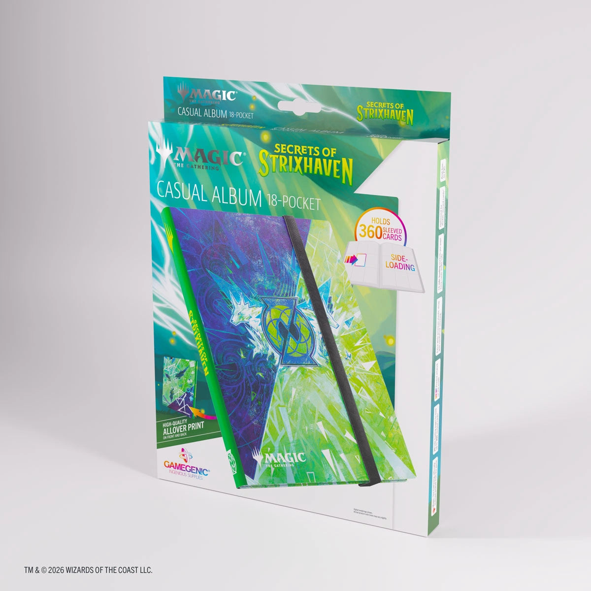 Gamegenic 18-Pocket Binder: Secrets of Strixhaven - Quandrix (Casual Album)