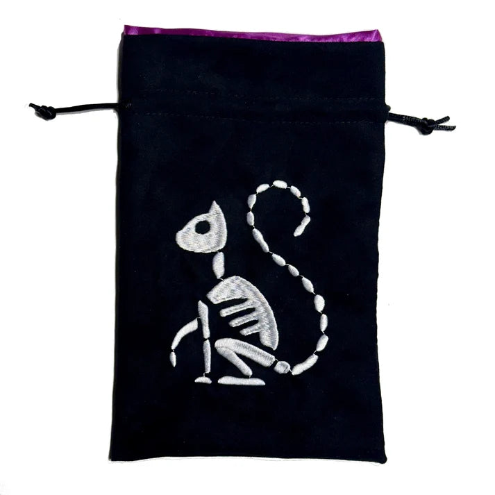 Black Oak Workshop Dice Bag: Skele-Kitty