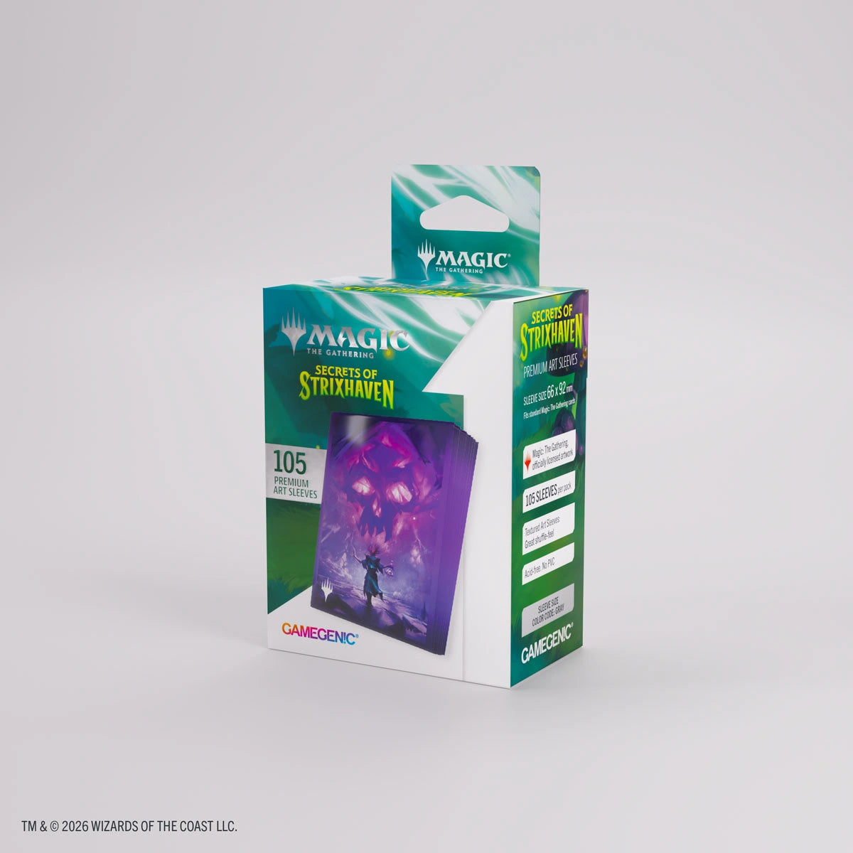 Gamegenic Standard Secrets of Strixhaven Art Sleeves: Swamp (105ct.)