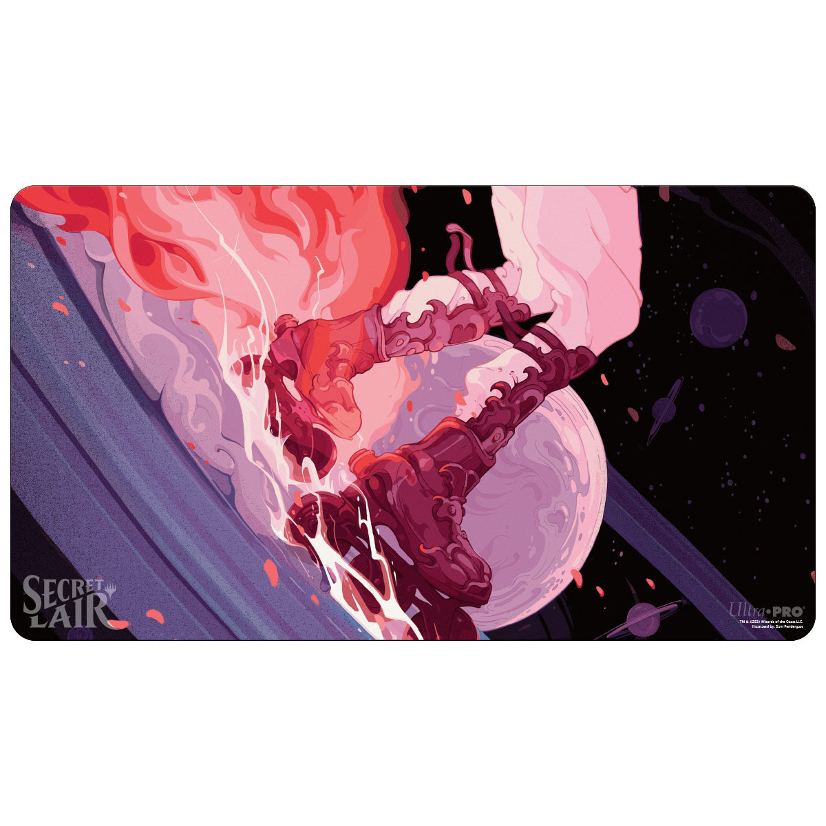 Secret Lair Through the Wormhole Playmats - Lightning Greaves