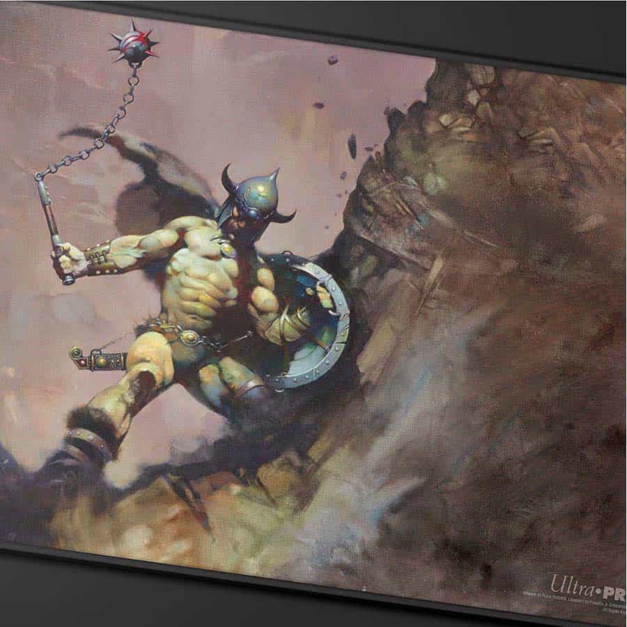 Frank Frazetta Playmat: Warrior w/ Ball and Chain (Stitched)