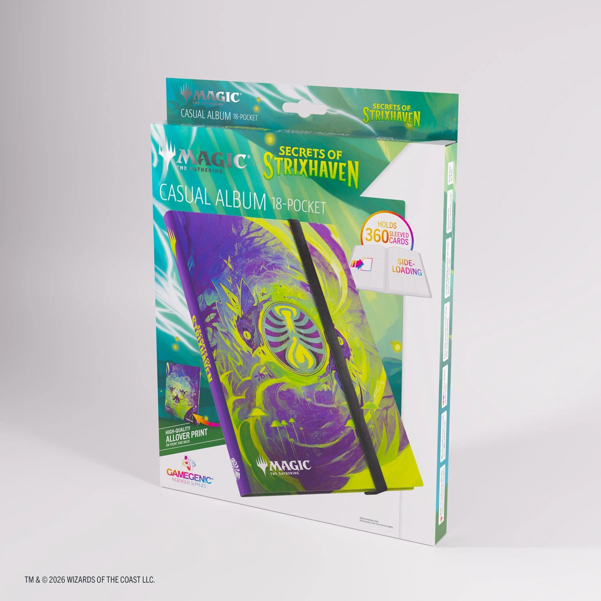 Gamegenic 18-Pocket Binder: Secrets of Strixhaven - Witherbloom (Casual Album)