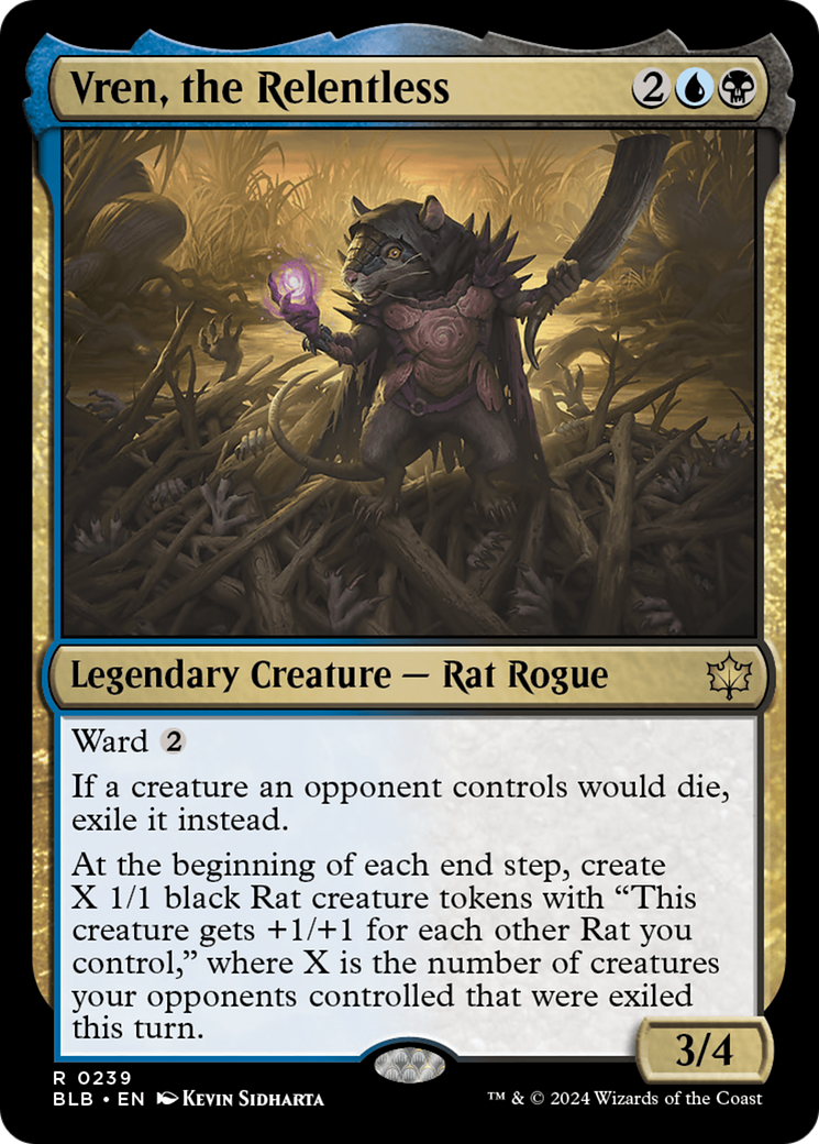 Vren, the Relentless [Bloomburrow] – Board Wipe