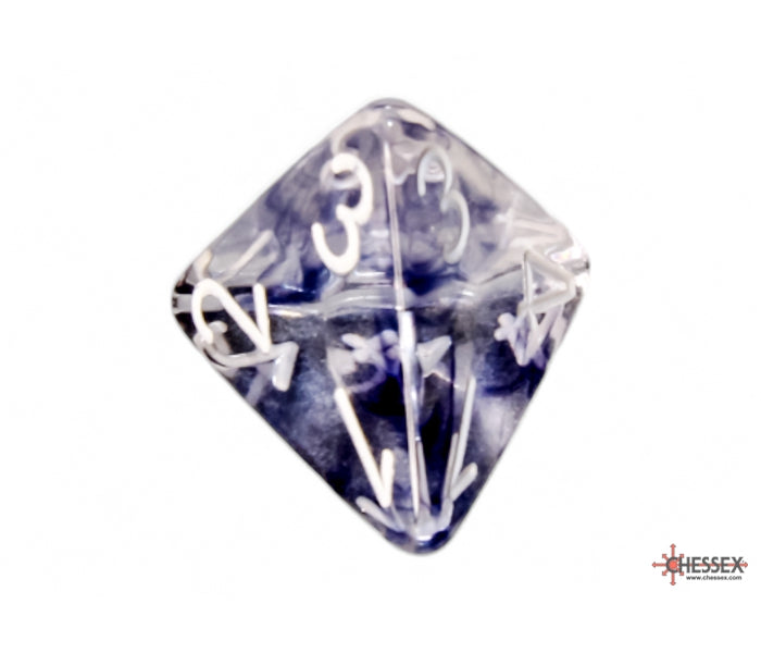 Chessex Polyhedral Dice Set: Nebula (Black/White)