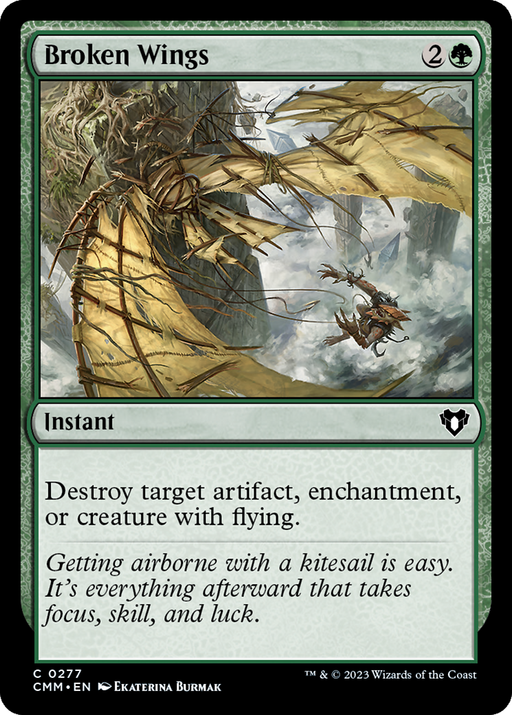 mtg board wipe cards Broken Wings [Commander Masters] – Board Wipe