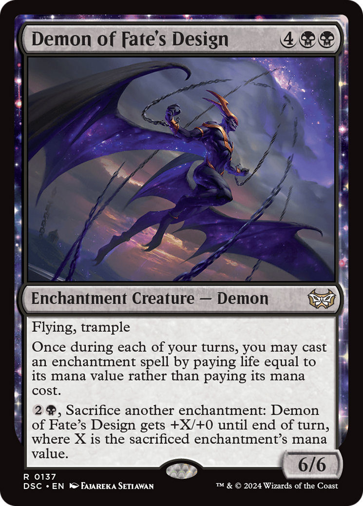 Demon of Fate's Design [Duskmourn: House of Horror Commander] – Board Wipe