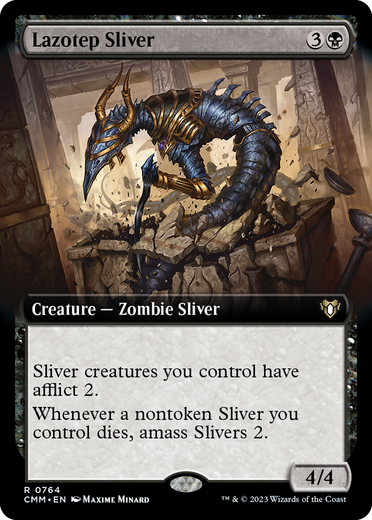 Lazotep Sliver (Extended Art) [Commander Masters]  Board Wipe