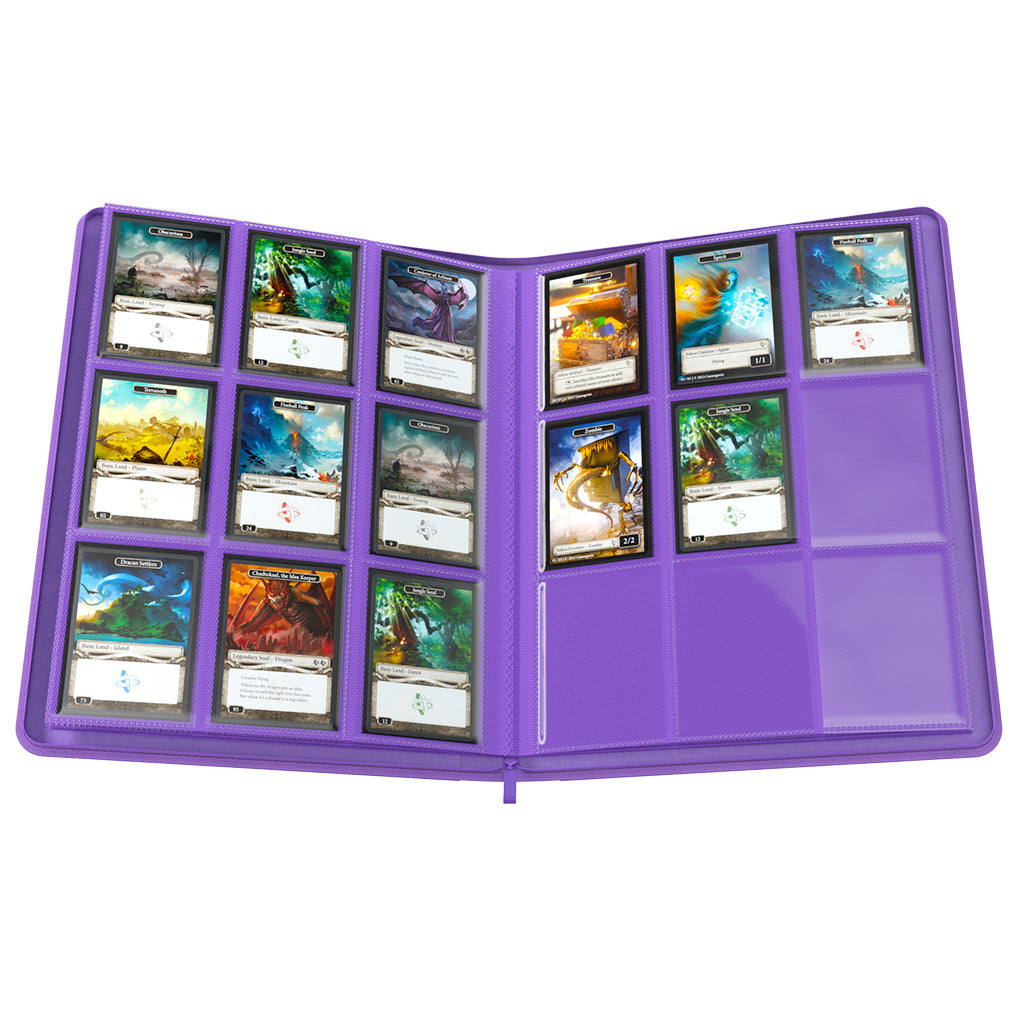 18-Pocket Binder - Purple (Zip-Up Album)