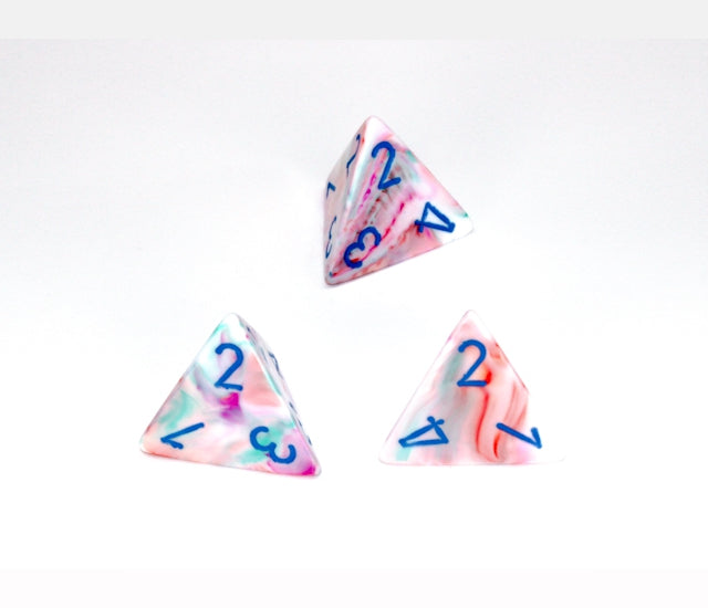 Chessex Polyhedral Dice Set: Festive (Pop Art/Blue)